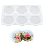 Deep Round Silicone Coaster Mold - 6 Cavity