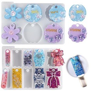 Resin Name Plate Molds - 16 Cavities Set