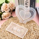 Heart-Shaped Resin Photo Frame Mold for DIY