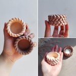 Knot Shape Tealight Holder Silicone Mold Set