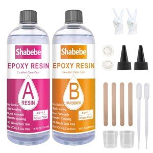 32oz Crystal Clear Epoxy Resin Kit for DIY