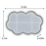 Cloud Shape Silicone Mold for Resin Art Projects