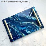 ResinWorld Rectangle Silicone Tray Mold with Handles