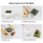 5-Piece Silicone Resin Mold Set with Transfer Tools