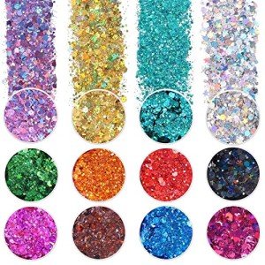 Holographic Chunky Glitter Set for Resin Art