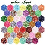 45-Color Holographic Glitter Mix for Resin Crafts