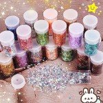 45-Color Holographic Glitter Mix for Resin Crafts