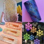 45-Color Holographic Glitter Mix for Resin Crafts
