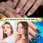 167 Pieces Colorful Dried Flowers for Resin Art