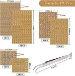 Small Metallic Letter Stickers for Resin Crafts