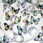 Butterfly & Moon Waterproof Vinyl Stickers Set