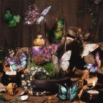 Butterfly & Moon Waterproof Vinyl Stickers Set