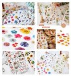 Maxleaf 8 Sheets 3D Leaf Stickers for Crafts