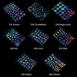 Outus 25 Sheets Resin Art Accessories Kit