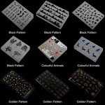 Outus 25 Sheets Resin Art Accessories Kit