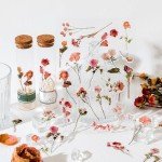 Maxleaf 8 Sheets 3D Leaf Stickers for Crafts