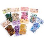 320 Colorful Transparent Butterfly Resin Stickers