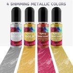 24 Vibrant Alcohol Ink Colors for Resin Art