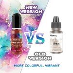 24 Vibrant Alcohol Ink Colors for Resin Art