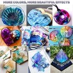 24 Vibrant Alcohol Ink Colors for Resin Art