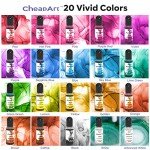 Vibrant 24-Color Alcohol Ink Set for Art