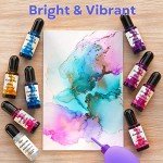 Vibrant 24-Color Alcohol Ink Set for Art
