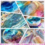 Vibrant Alcohol Ink Set - 12 Colors, 10ml