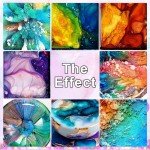 Vibrant Alcohol Ink Set - 12 Colors, 10ml