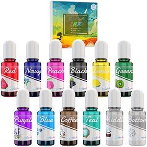 12-Color Alcohol Ink Set for Resin Art