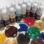 Metallic Alcohol Ink Set - 16 Vibrant Colors