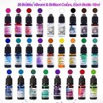 Alcohol Ink Set for Epoxy Resin Art - 26 Colors