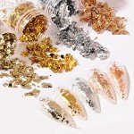 Gold Foil Flakes for Nail Art & Crafts