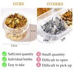 Gold Foil Flakes for Nail Art & Crafts