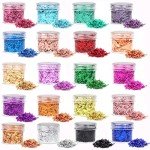 Gold Foil Flakes Set with Tweezers for Crafts