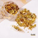 Gold Foil Flakes for Nail Art & Crafts