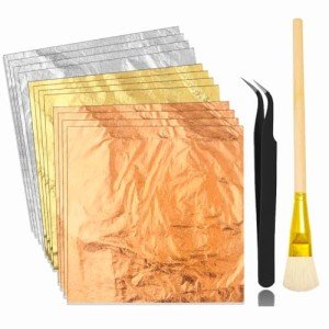 Gold Leaf Sheets for Resin Art - 3 Colors