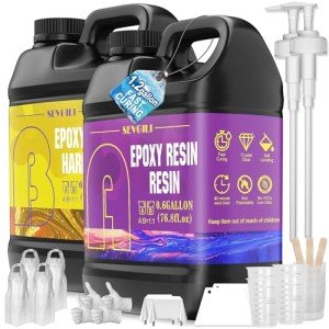 Crystal Clear Epoxy Resin Kit - 1.2 Gallon