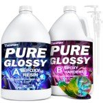 Teexpert 2 Gallon Food Safe Clear Epoxy Resin