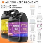 Crystal Clear Epoxy Resin Kit - 1.2 Gallon