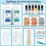 Clear Epoxy Resin Kit for Art & Crafts 17.6oz