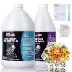 Deep Pour Epoxy Resin 1.5 Gallon for Art