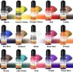 30 Transparent UV Epoxy Resin Pigment Colors