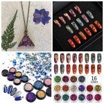 Multicolor Metallic Crushed Glass Chips for Crafts