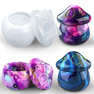 Mushroom Jar Silicone Molds for Resin Art