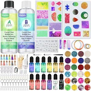Resin Jewelry Making Kit - 240 Pieces Bundle