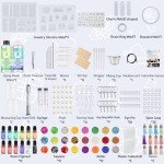 Resin Jewelry Making Kit - 240 Pieces Bundle