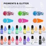 Resin Jewelry Making Kit - 240 Pieces Bundle