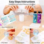 Epoxy Resin Starter Kit for Beginners - 208 pcs