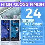 Beginner-Friendly Rosa Epoxy Resin Kit with Molds