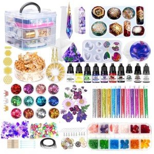 Beginner's Resin Mold Kit - 125 Pieces Set